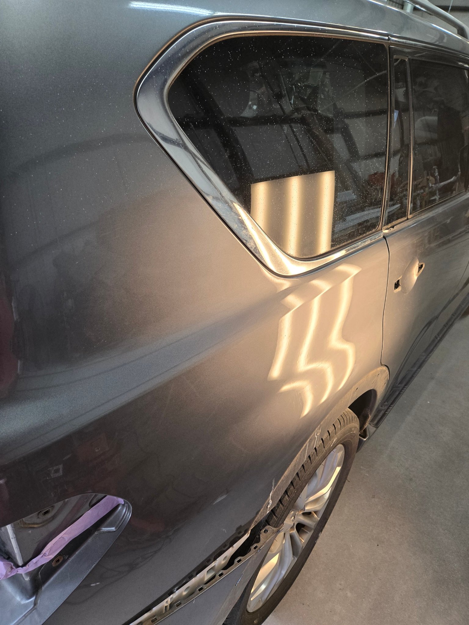 Infiniti QX80 — Right Rear Quarter Panel — after